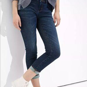American Eagle artist crop jeans